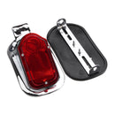 Motorcycle Rear Tail Lights Brake Stop Light Lamp License Plate Bracket For Harley Chopper Cafe Race