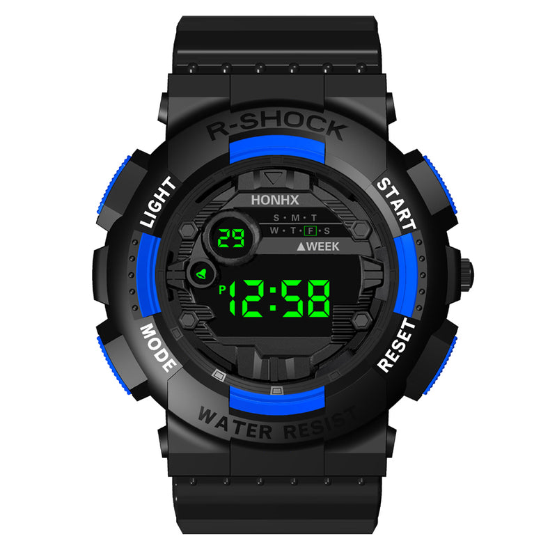 HONHX 82-66F Fashion Sport Style Men Luminous Dsiplay Digital Watch