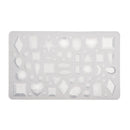 98Pcs DIY Silicone Pendant Mold Jewelry Making Cube Resin Casting Molds Craft Tools Kit