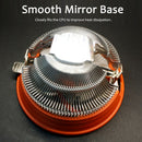 Cpu Cooler 12Cm 3Pin Led Rgb Cooling Fan For Lga 775/1156/1155/1151/1150/Am