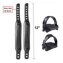 1Pair Exercise Bike Pedal Widened Bicycle Pedal With Pedal Straps For Exerc