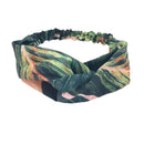 Summer Bohemian Style Hairbands Print Headbands For Women Retro Cross Knot  B6A1