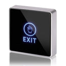 Dc 12V Nc No Square, Contact Sensor Door Exit Release Button Switch With Le