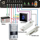 Dc 12V Nc No Square, Contact Sensor Door Exit Release Button Switch With Le
