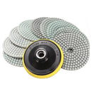 10pcs 4 Inch 50 to 6000 Grit Diamond Polishing Pads for Granite Marble Polish