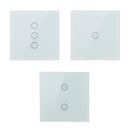 1/2/3 Gang WIFI Smart Voice Control Glass Panel Switch EU Plug Waterproof Glass Touch Screen Support Alexa Google Timer Switch