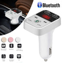 Wireless Bluetooth Fm Car Chargers Transmitter Led Mp3 Player Charger 2 Usb