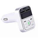 Wireless Bluetooth Fm Car Chargers Transmitter Led Mp3 Player Charger 2 Usb