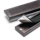1Pcs Black Wooden Incense Holder Incense Coffin Burner Wood Incense Burner BR4D9