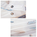 180Cmx220Cm Modern Shower Curtain Starfish Partition Fresh Seaside Style Wa