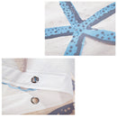 180Cmx220Cm Modern Shower Curtain Starfish Partition Fresh Seaside Style Wa