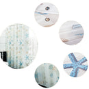 180Cmx220Cm Modern Shower Curtain Starfish Partition Fresh Seaside Style Wa