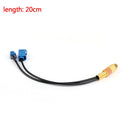 Rg174 Cable 20Cm Rca Female Plug Jack To Fakra-C Male & Female Plug Rg174 S