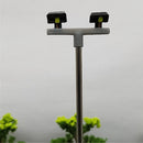10Pcs 2Led Street Lamp 1:100 Ho Scale Street Light Scenery Mini Lamppost Fo