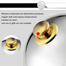 12 Inch Stainless Steel Cheese Melting Dome And Steaming Cover,Polished Ste