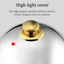 12 Inch Stainless Steel Cheese Melting Dome And Steaming Cover,Polished Ste
