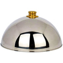 12 Inch Stainless Steel Cheese Melting Dome And Steaming Cover,Polished Ste