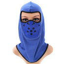 Winter Warm Riding fleece Balaclava Motorcycle Thicken Face Mask With Filter Layer Neck Protection
