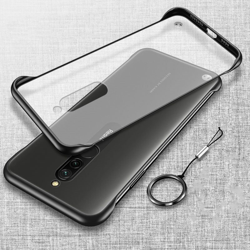 For Xiaomi Redmi 8 Case Bakeey Frameless Ultra Thin Matte with finger ring Hard PC Protective Case