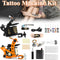 Complete Tattoo Kit 2PCS Tattoo Machine Set Ink Needles Power Supply Grip