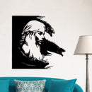 Game Of Thrones Daenerys Targaryen Dragon Mother Portrait Engraved Wall Stickers