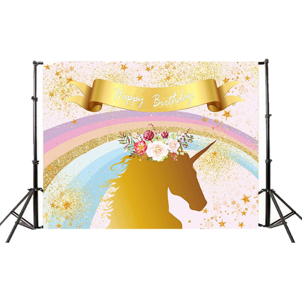 210x150cm Unicorn Wall Photography Backdrop Studio Kids Photo Props Backgrounds Decorations