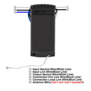 2X(Universal Ceiling Fan & Light Remote Control Kit Timing Wireless Switche