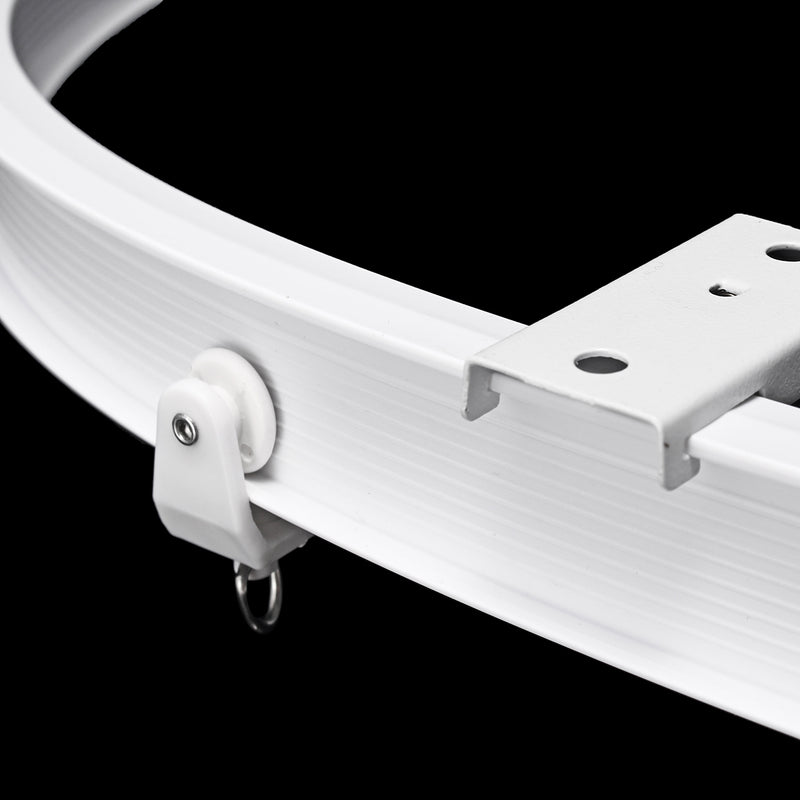 5M Curtains Track Rail Flexible Ceiling Mounted For Straight Slide Window Balcony