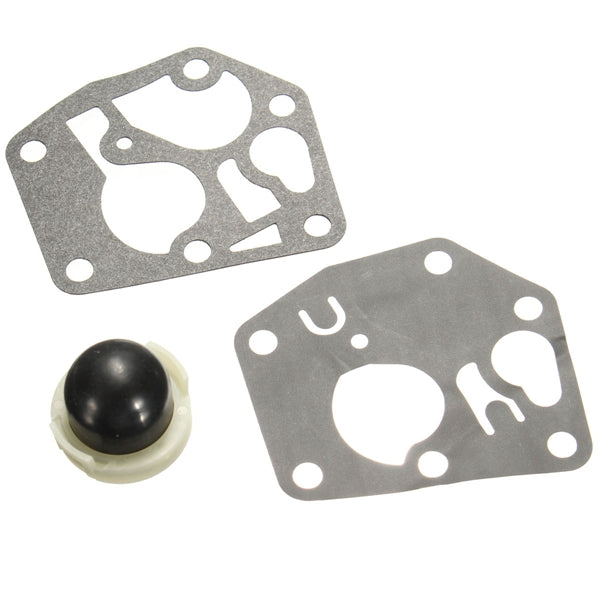Carburetor Carb Primer Bulb & Diaphragm Gasket Kit For Briggs&Stratton 495770