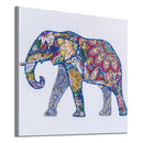 5D Diy Diamond Painting Partial Special Shaped "Color Elephant" Embroidery