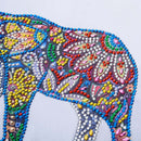 5D Diy Diamond Painting Partial Special Shaped "Color Elephant" Embroidery