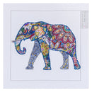 5D Diy Diamond Painting Partial Special Shaped "Color Elephant" Embroidery