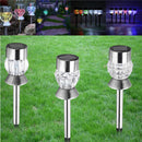 2pcs Solar Powered RGB / White LED Outdoor Ground Stake Light Lawn Landscape Garden Patio Yard Decor