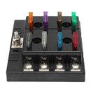 DC 32V 8 Way Terminals Circuit Car Boat Insert ATC ATO Fuse Box Block Holder