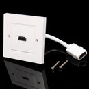 2 Port Wall Plates Dual Outlet Wall Plate Socket for Theater DVD Cable