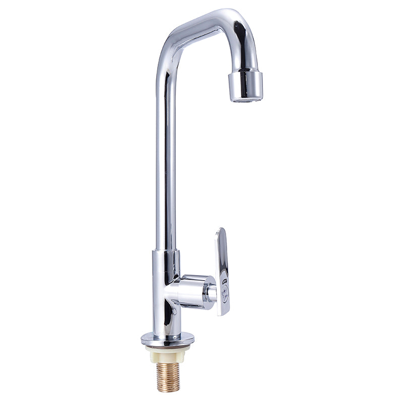 360 Rotation Single Hole Faucet Wash Basin Cold Water Mixer Taps Kitchen Tool