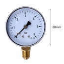 2X(Ts-60 6 Bar Mini Pressure Gauge Dial Air Compressor Meter Hydraulic Test