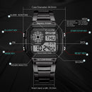 Panars Watch Men Sport Digital Watches Chronograph Waterproof Watch Stainle