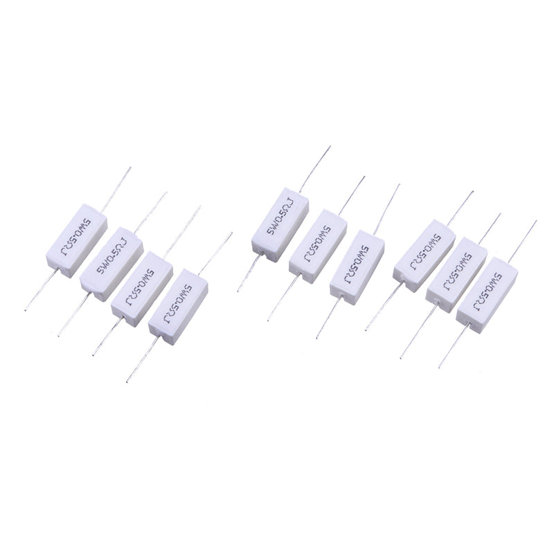 10pcs BPR56 5W 0.5R 0.5 Ohm 5w Non-inductive Ceramic Cement Resistor Wirewound Resistance