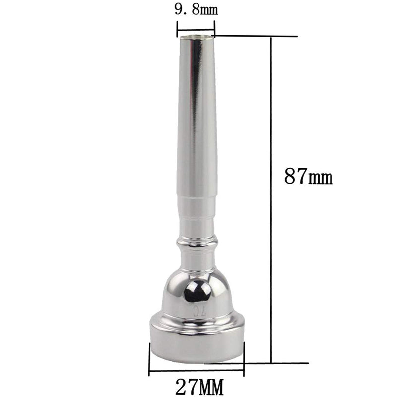 Small Mouthpiece 3C 5C 7C (3 Packs) Small Mouthpiece, Metal Material Small
