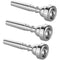 Small Mouthpiece 3C 5C 7C (3 Packs) Small Mouthpiece, Metal Material Small