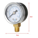 2X(Ts-40-14 Bar 0-200 Psi 0-14 Bar Pressure Gauge 1/8 Male Npt Pressure Gau