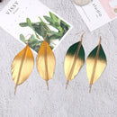 Fashion Jewelry Fuorescent Double Color Exotic Dangle Eardrop Earring Long MM3Q5