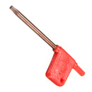 Drillpro CCMT060204-HM YBC251 Carbide Inserts with T15 Wrench Hand Tools for Lathe Turning Tool Holder