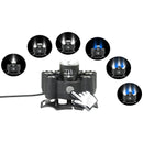 XANES BL-T76-B6 2500LM T6-4XPE-Blue LED Zoomable Motorcycle Cycling Hunting Camping Outdoor Headlamp