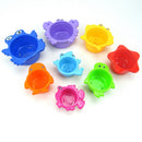 Stacking Cups Bath Toys for Toddlers: the Sea Animal Stacker with Holes for