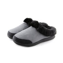 Men's Winter Suede Fur Lined Warm Slippers Indoor Outdoor Casual Cotton Shoes