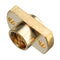 4Pcs Brass T8 Lead Screw Nut Pitch 2mm for Stepper Motor 3D Printer Part