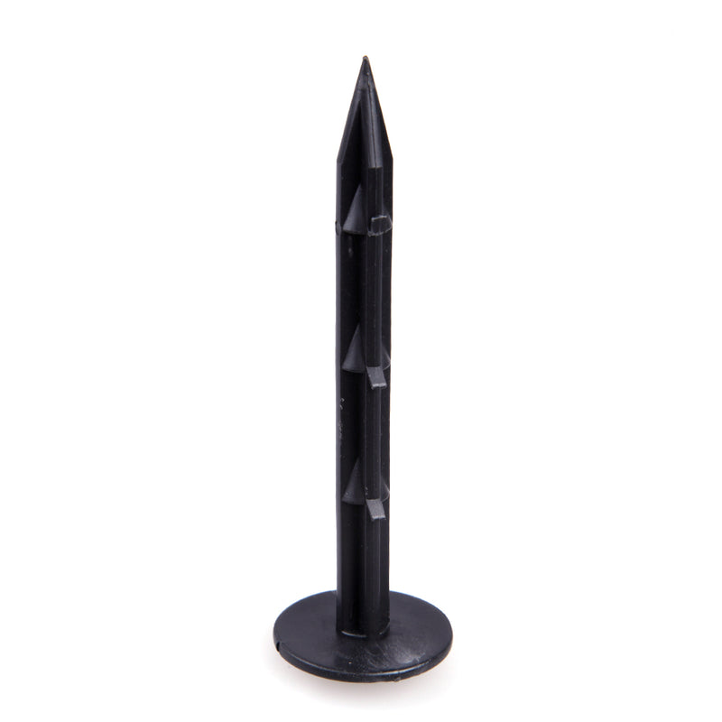 KCASA 10pcs/Pack Black PP Mulch Shading Pest Control Garden Ground Nail Plastic Film Fixing Tools