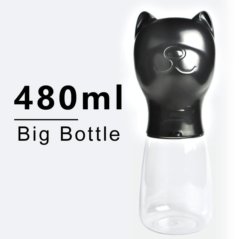 480Ml Portable Pet Water Bottle For Dogs French Bulldog Pug Travel Puppy Ca